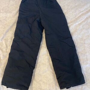 Place Kids Black Snow Pants - Insulated Winter Bottoms